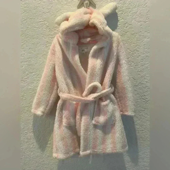 Laura Ashley Other - Laura Ashley 2T pink/white bunny robe